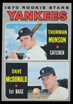 BB 70T #189 Thurman Munson Rookie