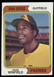 BB 74T #456 Dave Winfield Rookie