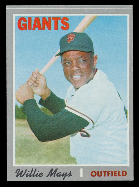 BB 70T #600 Willie Mays