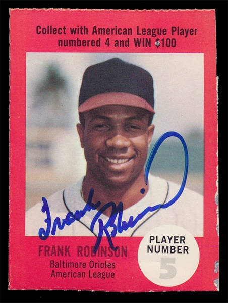 BB 68A Frank Robinson autographed