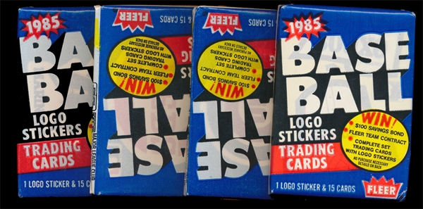 BB 85F (4) Unopened Wax Packs