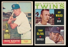 BB Santo and Oliva Rookie Cards