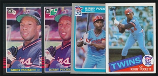 BB (4) Kirby Puckett Rookies