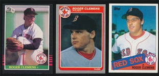 BB (3) Roger Clemens Rookies
