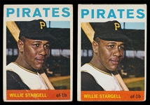 BB 64T #342 Willie Stargell (2) Cards