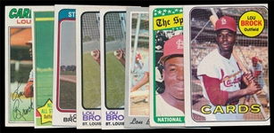 BB (8) Lou Brock Cards