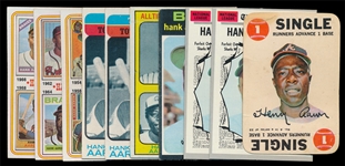 BB (10) Hank Aaron Cards