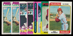 BB (7) Mike Schmidt Cards