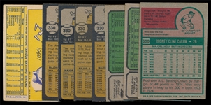 BB (9) Rod Carew Cards