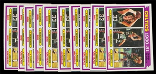 BK 81/2T #45 (9) Celtics Team Leaders