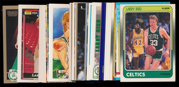 BK (40) Larry Bird Cards