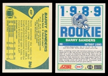 FB (2) Barry Sanders Rookies