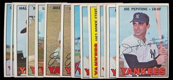 BB 67T (20) Assorted Yankees
