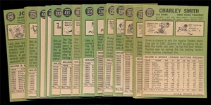 BB 67T (20) Assorted Yankees