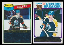 HOC (2) 80/81T Wayne Gretzky Cards