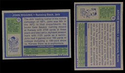 FB 72T Riggins and Manning Rookies