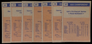 BK 72.3 (7) ABA Playoff Cards