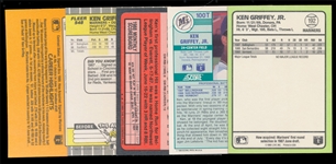BB (5) Ken Griffey Jr. Rookie Cards