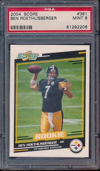 FB 04SC #381 Roethlisbereger Rookie