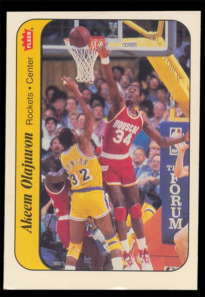 BK 86F #9 Olajuwon Sticker