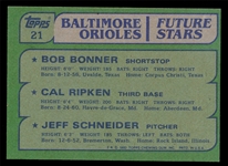 BB 82T #21 Cal Ripken Rookie