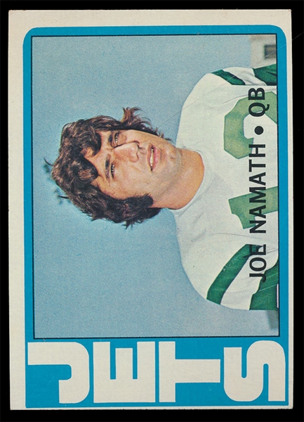 FB 72T #100 Joe Namath
