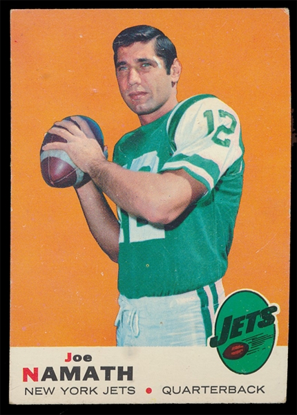 FB 69T #100 Joe Namath