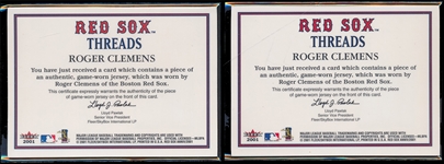 BB 01F Red Sox Threads (2) Clemens