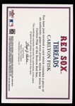 BB 01F Carlton Fisk Jersey Card
