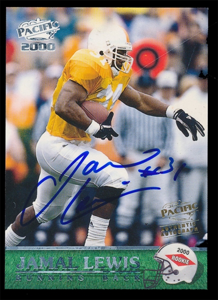 FB 2000P Jamal Lewis Auto Card