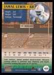 FB 2000P Jamal Lewis Auto Card