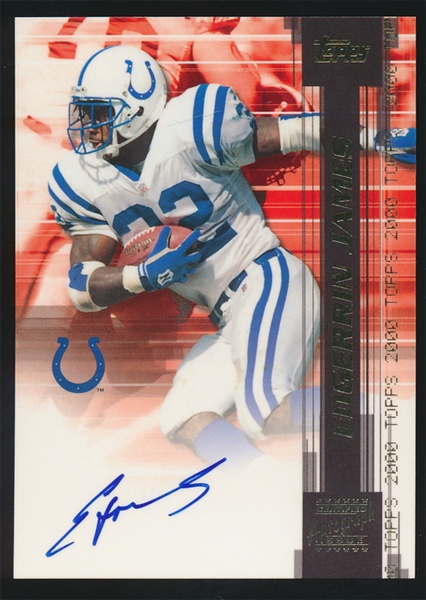 BB 2000T #EJ Edgerrin James Auto