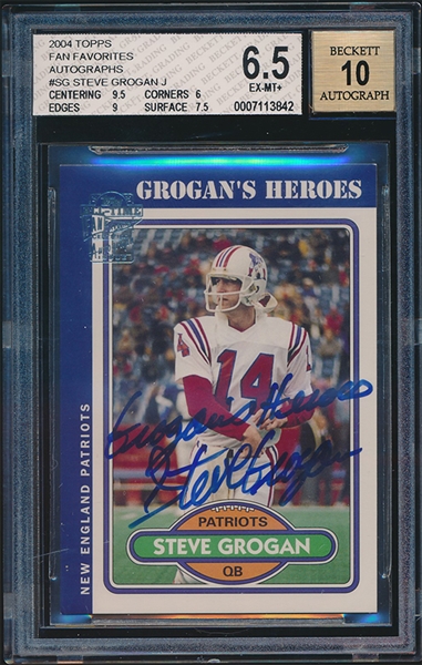 FB 04T Steve Grogan Fan Favorites