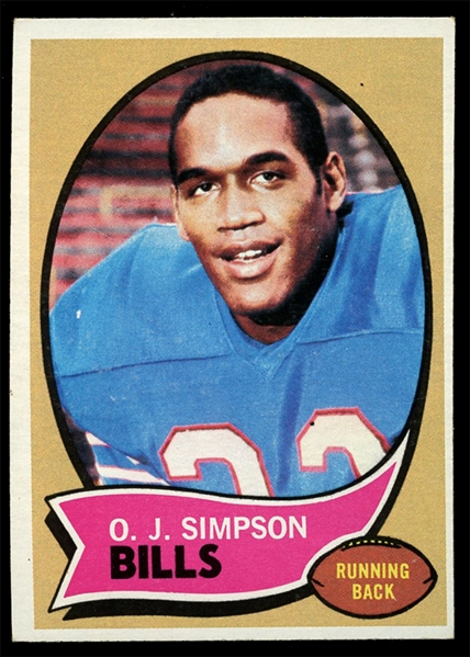 FB 70T #90 O.J. Simpson Rookie