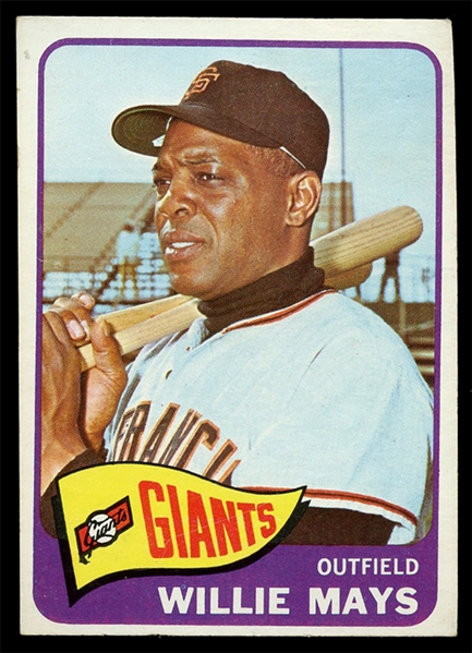 BB 65T #250 Willie Mays