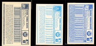 BB (3) Kellogg's Tom Seaver Cards