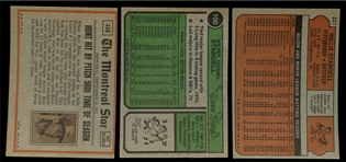 BB (3) 70's Willie Stargell Cards