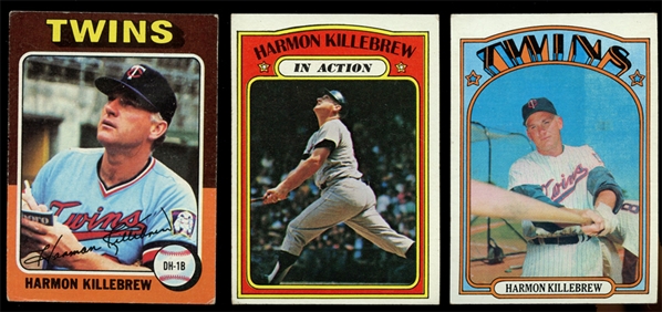 BB (3) Harmon Killebrew Cards