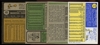 BB (4) Juan Marichal Cards