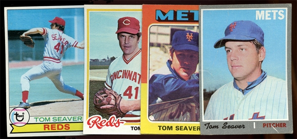 BB (4) 70s Tom Seaver Cards