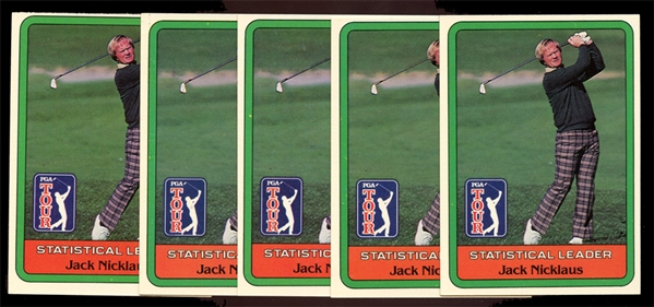 GOLF (5) 81D Stat Leader Jack Nicklaus