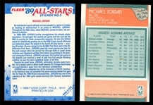 BK (2) Michael Jordan Cards