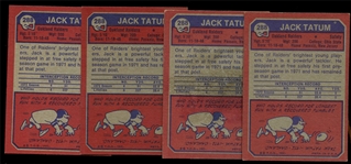 FB 73T (4) #288 Jack Tatum Rookies