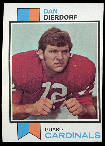 FB 73T #322 Dan Dierdorf Rookie
