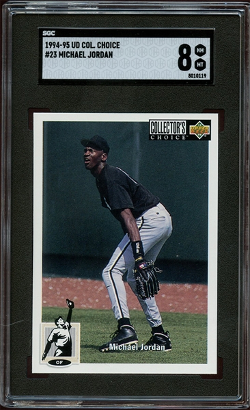 BB 94/5UD #23 Michael Jordan SGC 8