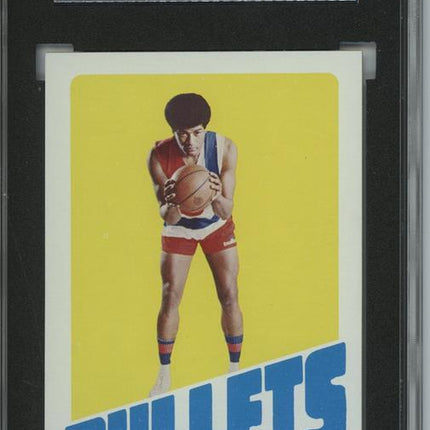 1972 Topps #21 Wes Unseld 9 card progressive proof. 13a