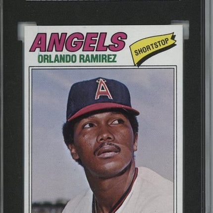 1977 Topps #131 Orlando Ramirez 9 card progressive proof. 61a