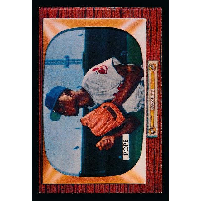 1955 Bowman Baseball #198 Dave Pope Exmt c04384