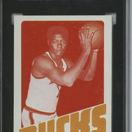 1972 Topps #25 Oscar Robertson 9 card progressive proof. 10a