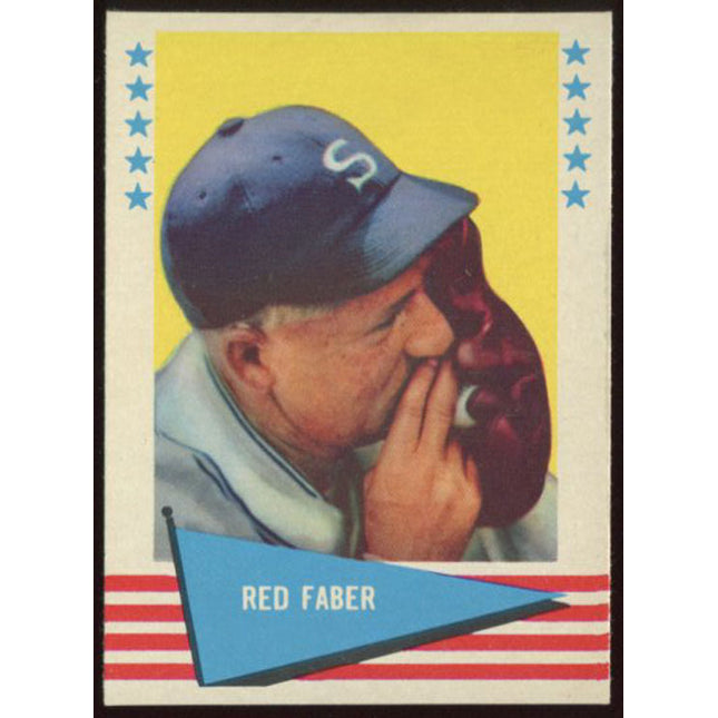 1961 Fleer Baseball #24 Red Faber NM++ c00481